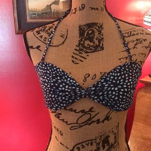 Abercrombie and Fitch Blue Swim Top